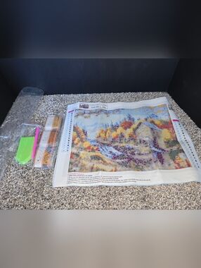 Diamond Art Forest Cabin NEW